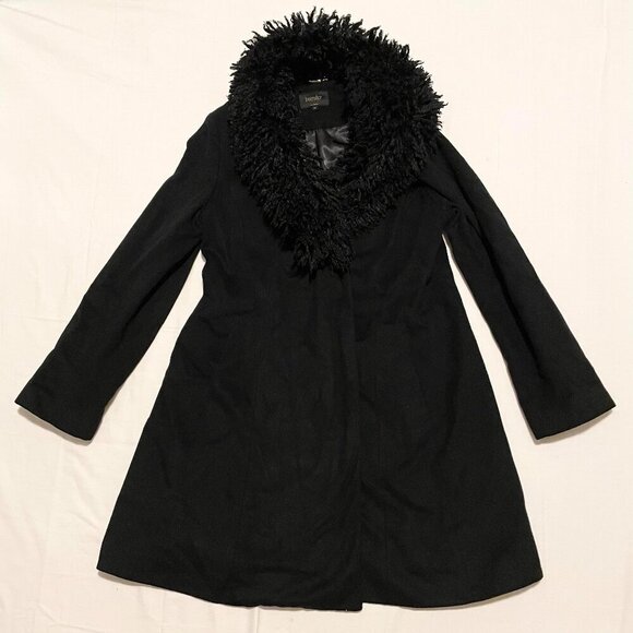 Laundry by Shelli Segal Womens Size 14 Faux Fur Jacket Coat - Picture 1 of 16